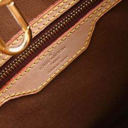 Pre Owned Louis Vuitton Batignolles Brown Monogram Vertical Tote Bag