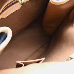 Pre Owned Louis Vuitton Batignolles Brown Monogram Vertical Tote Bag