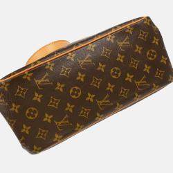 Pre Owned Louis Vuitton Batignolles Brown Monogram Vertical Tote Bag