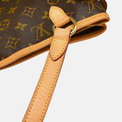 Pre Owned Louis Vuitton Batignolles Brown Monogram Vertical Tote Bag