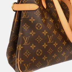 Pre Owned Louis Vuitton Batignolles Brown Monogram Horizontal Tote Bag