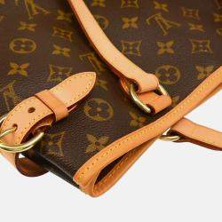 Pre Owned Louis Vuitton Batignolles Brown Monogram Horizontal Tote Bag