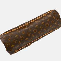Pre Owned Louis Vuitton Batignolles Brown Monogram Horizontal Tote Bag