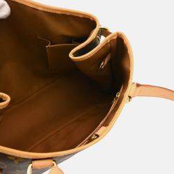 Pre Owned Louis Vuitton Batignolles Brown Monogram Horizontal Tote Bag