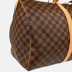 Louis Vuitton Damier Keepall 50 Travel Duffle Handbag