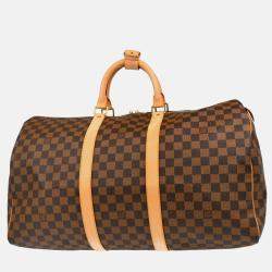 Louis Vuitton Damier Keepall 50 Travel Duffle Handbag