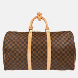 Louis Vuitton Damier Keepall 50 Travel Duffle Handbag