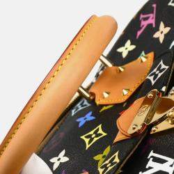 Louis Vuitton Black Monogram Multicolor Speedy 30 Handbag