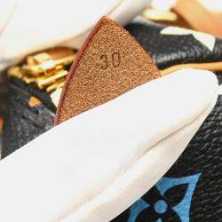 Louis Vuitton Black Monogram Multicolor Speedy 30 Handbag