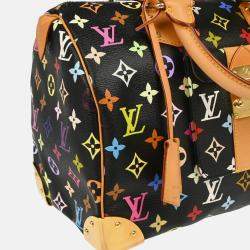 Louis Vuitton Black Monogram Multicolor Speedy 30 Handbag