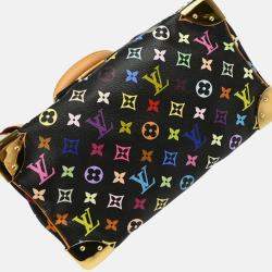 Louis Vuitton Black Monogram Multicolor Speedy 30 Handbag