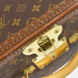 Louis Vuitton Bisten 65 Monogram Canvas Trunk Suitcase
