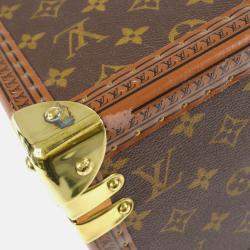 Louis Vuitton Bisten 65 Monogram Canvas Trunk Suitcase
