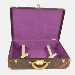 Louis Vuitton Bisten 65 Monogram Canvas Trunk Suitcase