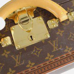 Louis Vuitton Bisten 65 Monogram Canvas Trunk Suitcase