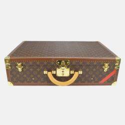 Louis Vuitton Monogram Bisten 65 Trunk Luggage Suitcase
