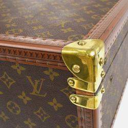 Louis Vuitton Monogram Bisten 70 Trunk Luggage Suitcase