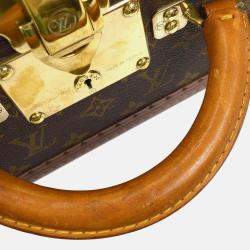 Louis Vuitton Monogram Bisten 70 Trunk Luggage Suitcase