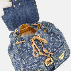 Louis Vuitton Blue Monogram Denim Sac a Dos GM Backpack