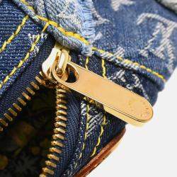 Louis Vuitton Monogram Denim Patchwork Bowly Shoulder Bag