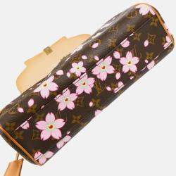 Louis Vuitton Sac Retro PM Monogram Cherry Blossom Canvas Top Handle Bag