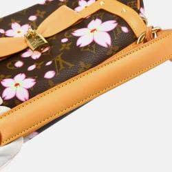 Louis Vuitton Sac Retro PM Monogram Cherry Blossom Canvas Top Handle Bag