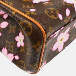 Louis Vuitton Sac Retro PM Monogram Cherry Blossom Canvas Top Handle Bag