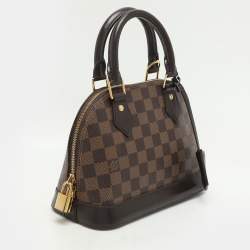 Pre Owned Louis Vuitton Damier Ebene Canvas Alma BB Bag