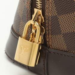 Pre Owned Louis Vuitton Damier Ebene Canvas Alma BB Bag
