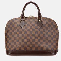 Louis Vuitton Brown Damier Ebene Alma PM Handbag 
