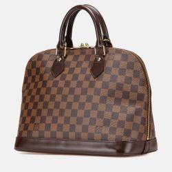 Louis Vuitton Brown Damier Ebene Alma PM Handbag 