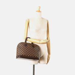 Louis Vuitton Brown Damier Ebene Alma PM Handbag 