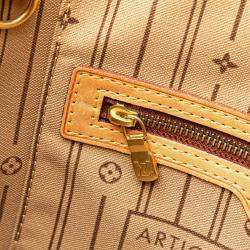 Pre Owned Louis Vuitton Brown Monogram Neverfull PM