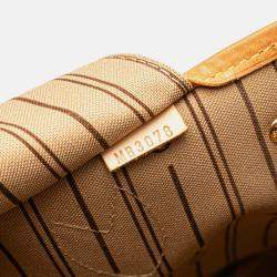 Pre Owned Louis Vuitton Brown Monogram Neverfull PM