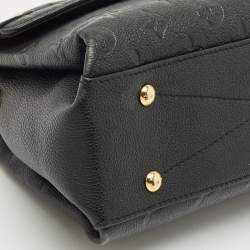 Louis Vuitton Black Monogram Empreinte Leather Georges BB Bag