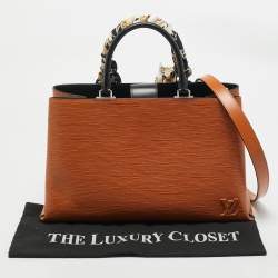 Louis Vuitton Cipango Gold Epi Leather Kleber MM Bag
