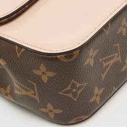 Louis Vuitton Rose Ballerine Vernis and Monongarm Canvas Cherrywood PM Bag