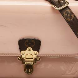 Louis Vuitton Rose Ballerine Vernis and Monongarm Canvas Cherrywood PM Bag