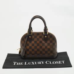 Louis Vuitton Damier Ebene Canvas Alma BB Bag