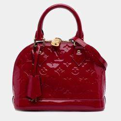 Louis Vuitton Pink Monogram Vernis Alma BB