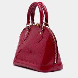Louis Vuitton Pink Monogram Vernis Alma BB