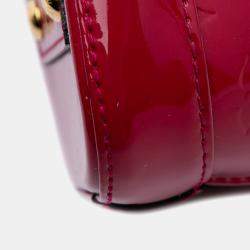 Louis Vuitton Pink Monogram Vernis Alma BB