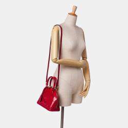 Louis Vuitton Pink Monogram Vernis Alma BB