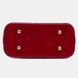 Louis Vuitton Pink Monogram Vernis Alma BB