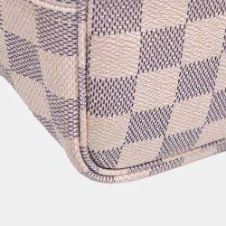 Louis Vuitton White Damier Azur Neverfull MM