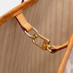 Louis Vuitton White Damier Azur Neverfull MM