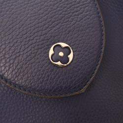 Louis Vuitton Capucines MM Blue Taurillon Leather Shoulder Bag