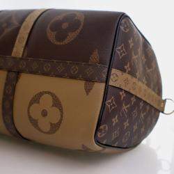 Louis Vuitton Monogram Giant Reverse Keepall Bandouliere 45