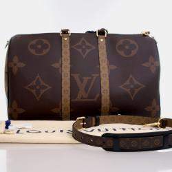 Louis Vuitton Monogram Giant Reverse Keepall Bandouliere 45