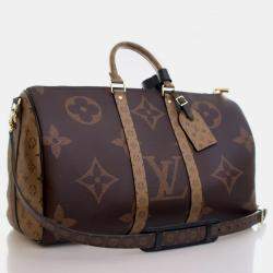 Louis Vuitton Monogram Giant Reverse Keepall Bandouliere 45